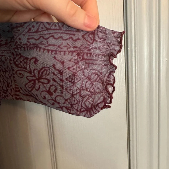 VTG Anthropologie Weston Wear Dress  Size Medium Witchy‎ Whimsigoth Bodycon Mesh - Picture 7 of 12